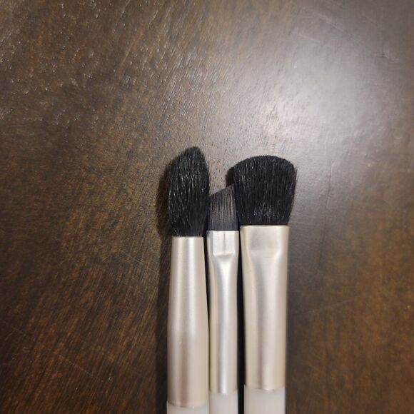Vintage Mary Kay Signature 3 Piece Travel Brushes Cosmetic Makeup Tools New - Picture 4 of 5